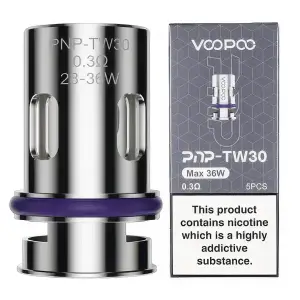 Voopoo PnP TW30 0.3 Ohm Coils (5 Pack)